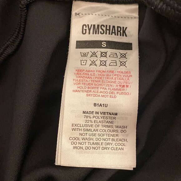 Gymshark Training Cropped Leggings in Black Size Small - Picture 6 of 6